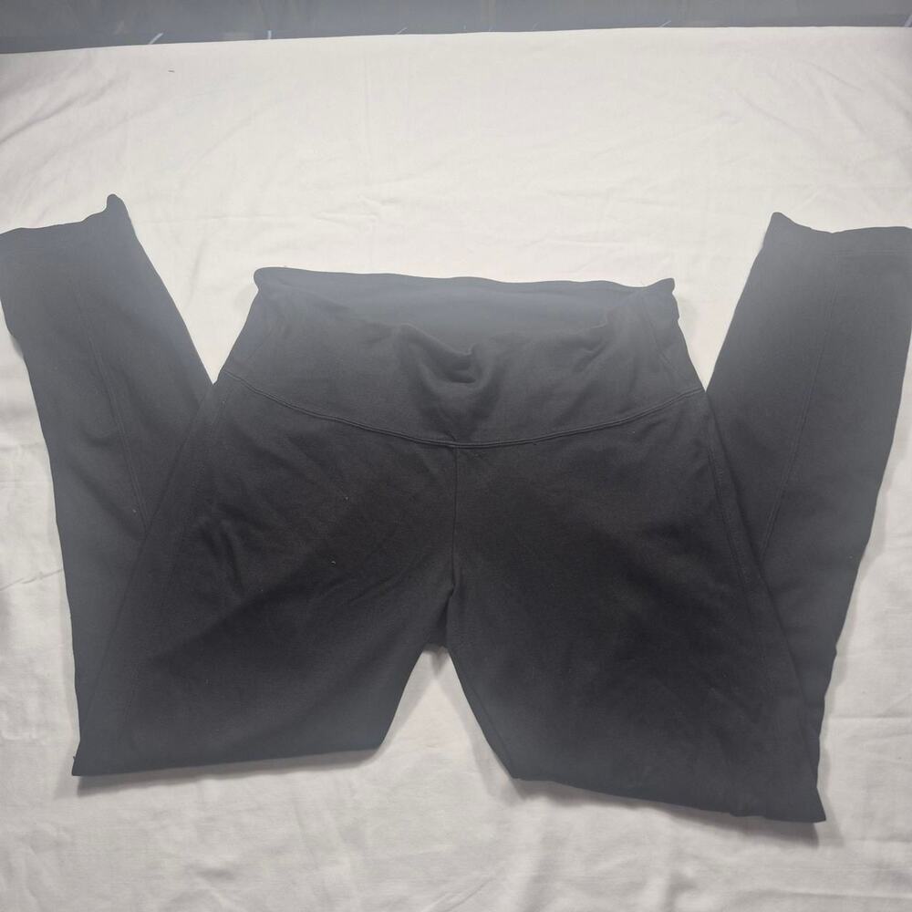 White-house-black-market Women's Black Leggings Stretchy waist sz L